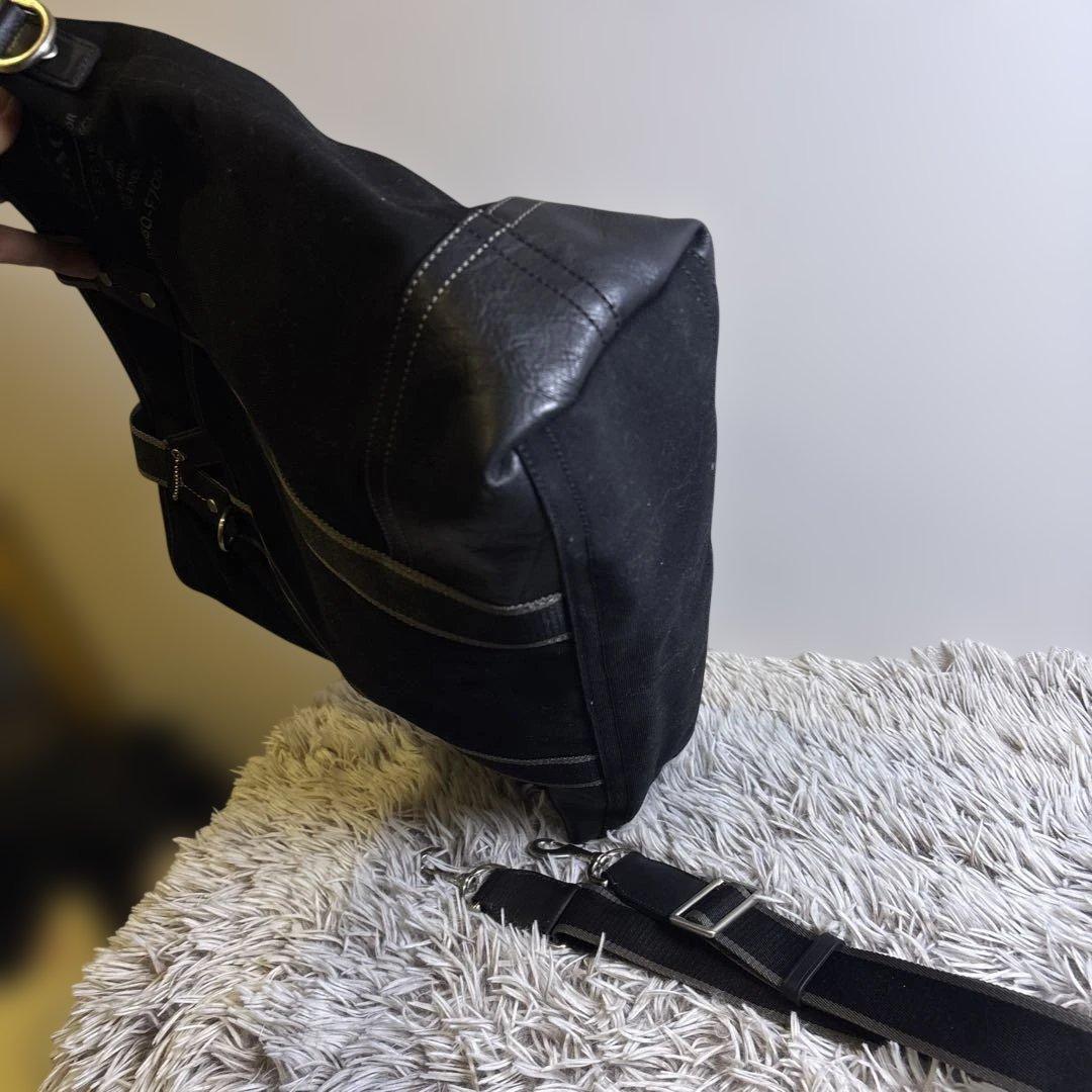 【良品】COACH コーチ　ブラック トートバッグ NFC1260-F70578