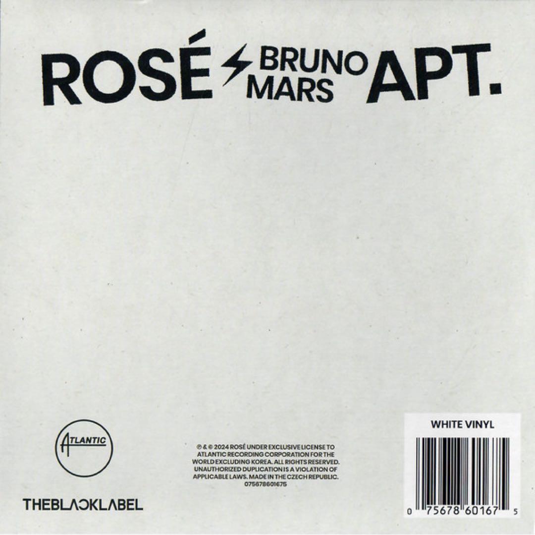 Rose & Bruno Mars Apt. 7inch レコード
