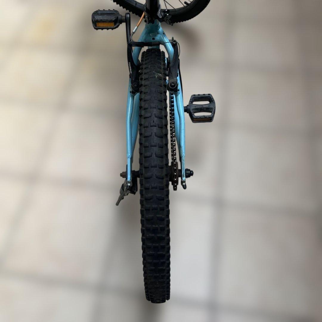 ヨツバサイクル22インチ ラムネブルー 子供自転車　大阪引き取り限定
