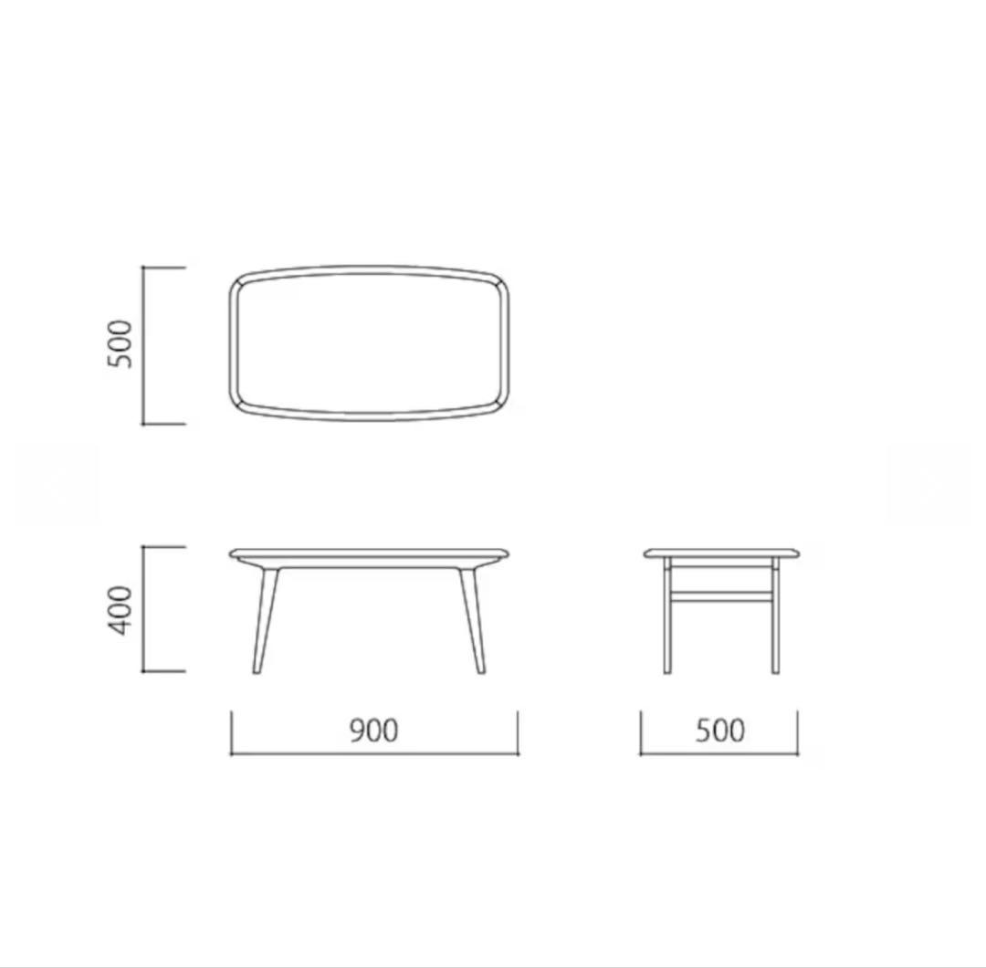 無印良品 イデー　ＩＫＩ　ＬＯＷ　ＴＡＢＬＥ　イキ　ローテーブル
