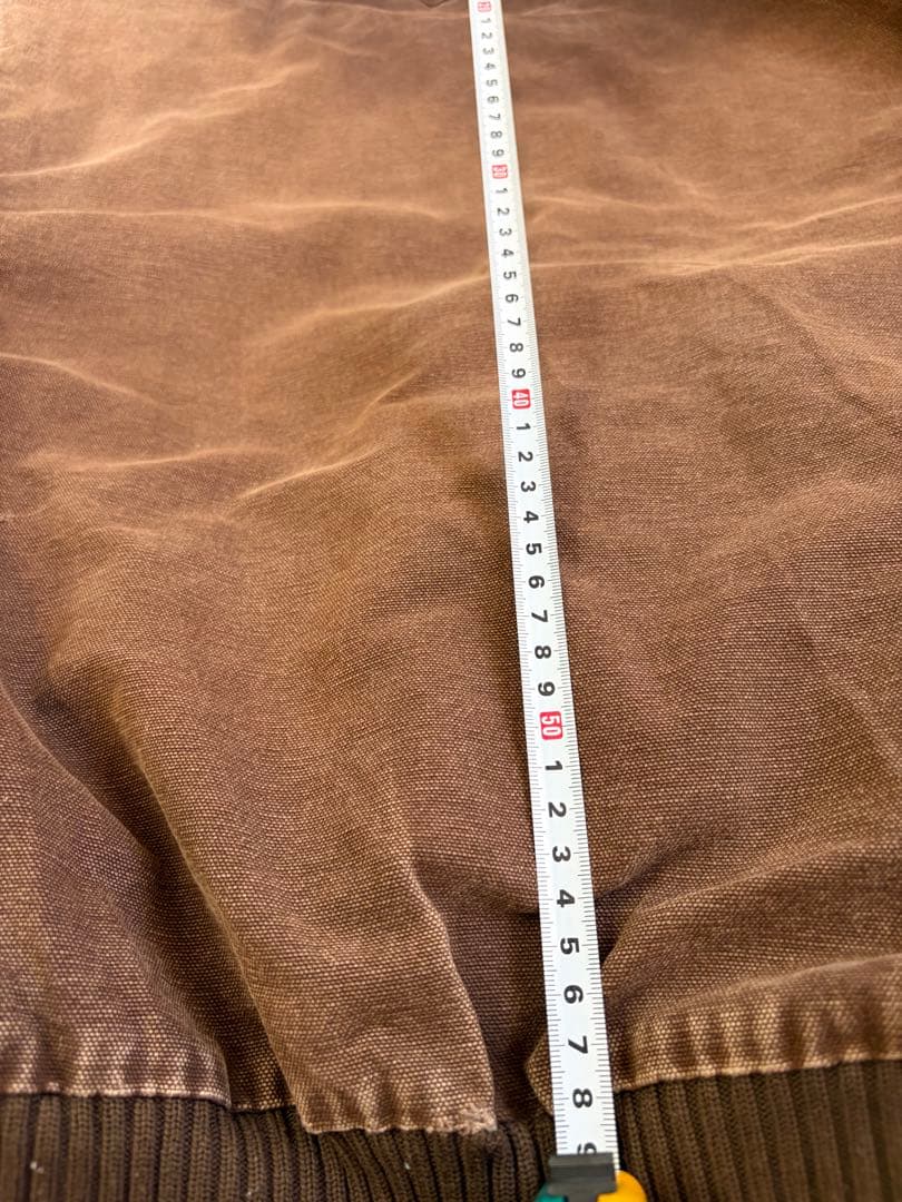 Carhartt アクティブジャケット数原龍友着用 ダメージ フェード ブラウン