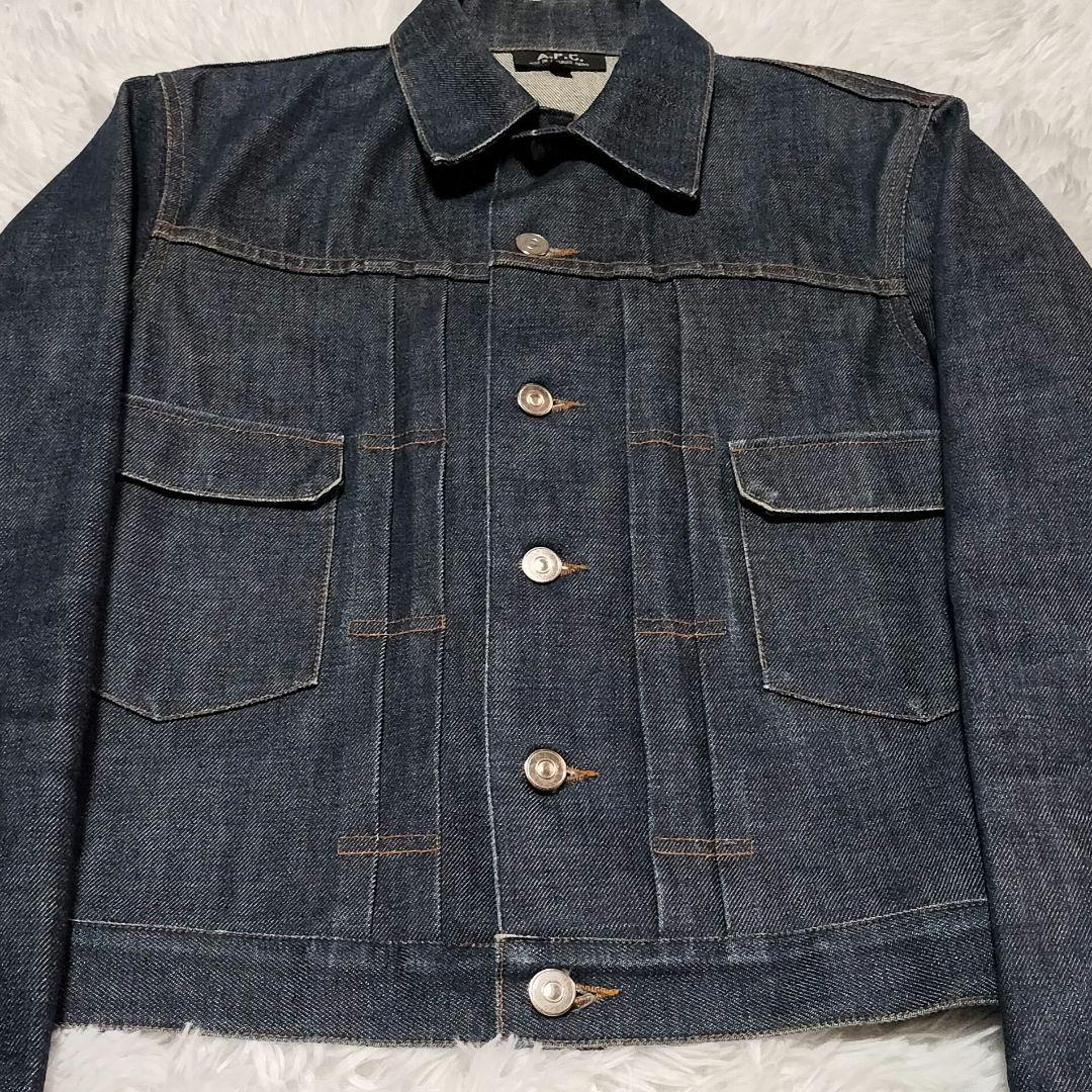 【美品】 A.P.C デニムジャケット 2nd M 濃紺 アーペーセー