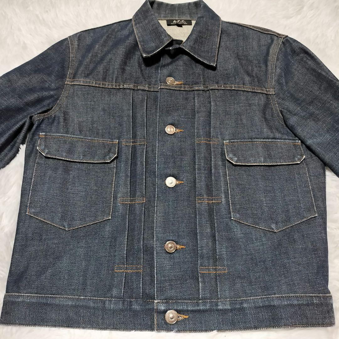 【美品】 A.P.C デニムジャケット 2nd M 濃紺 アーペーセー