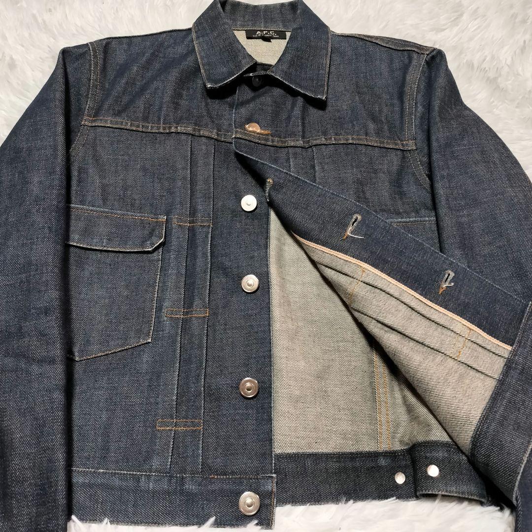【美品】 A.P.C デニムジャケット 2nd M 濃紺 アーペーセー
