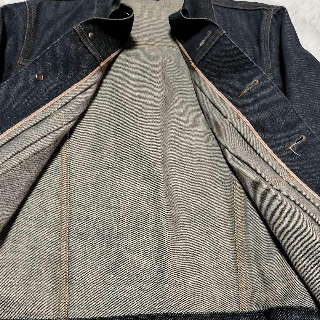 【美品】 A.P.C デニムジャケット 2nd M 濃紺 アーペーセー