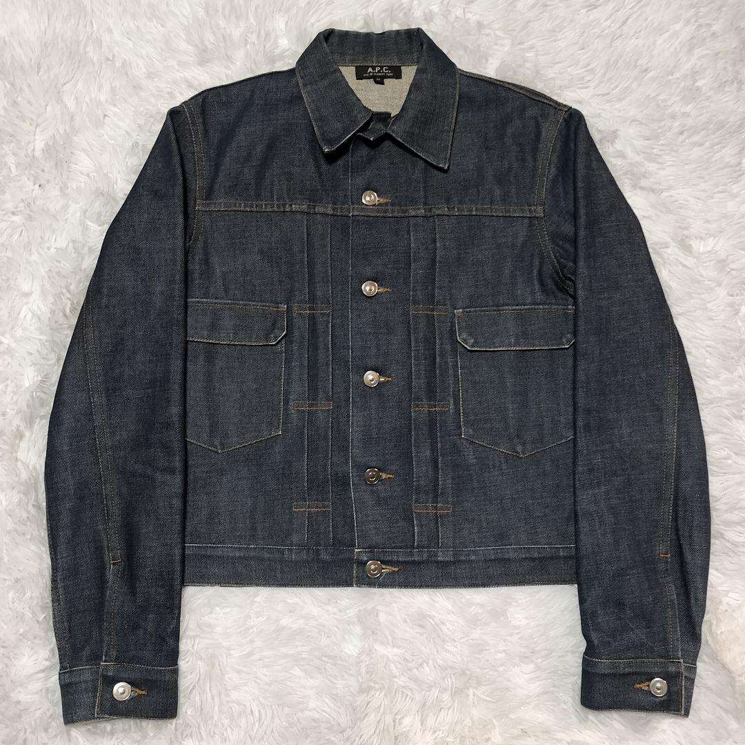 【美品】 A.P.C デニムジャケット 2nd M 濃紺 アーペーセー