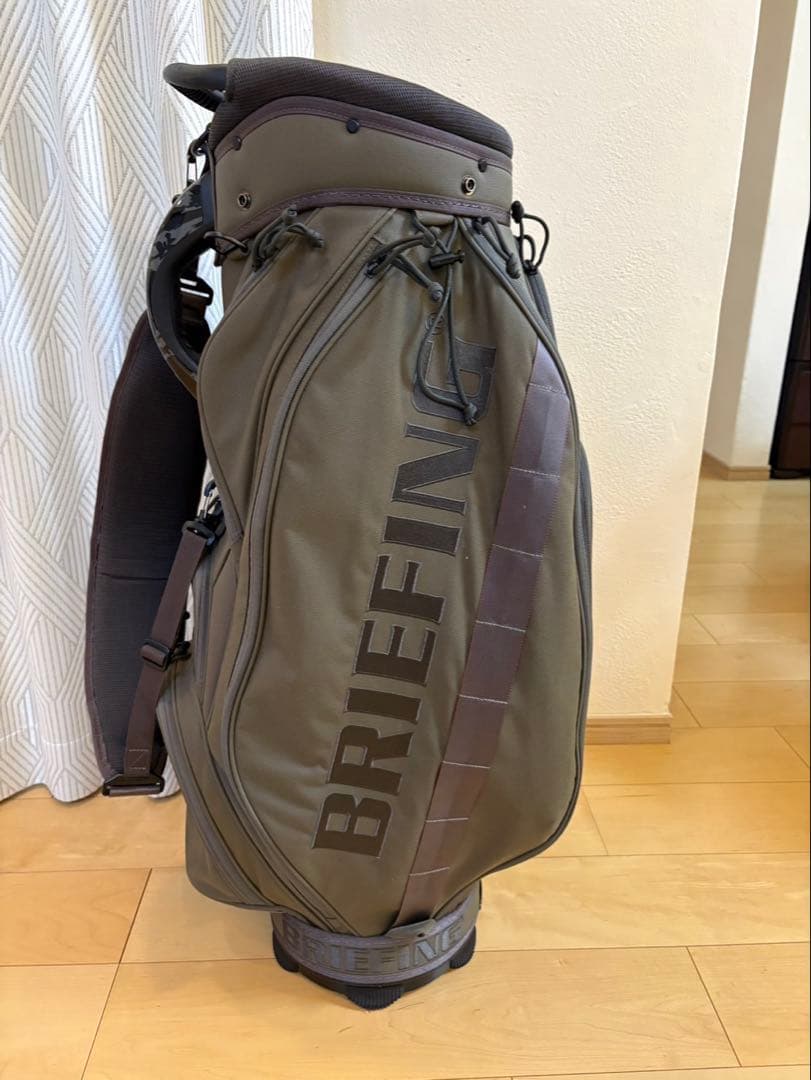 BRIEFING ゴルフバッグ オリーブグリーン　超美品