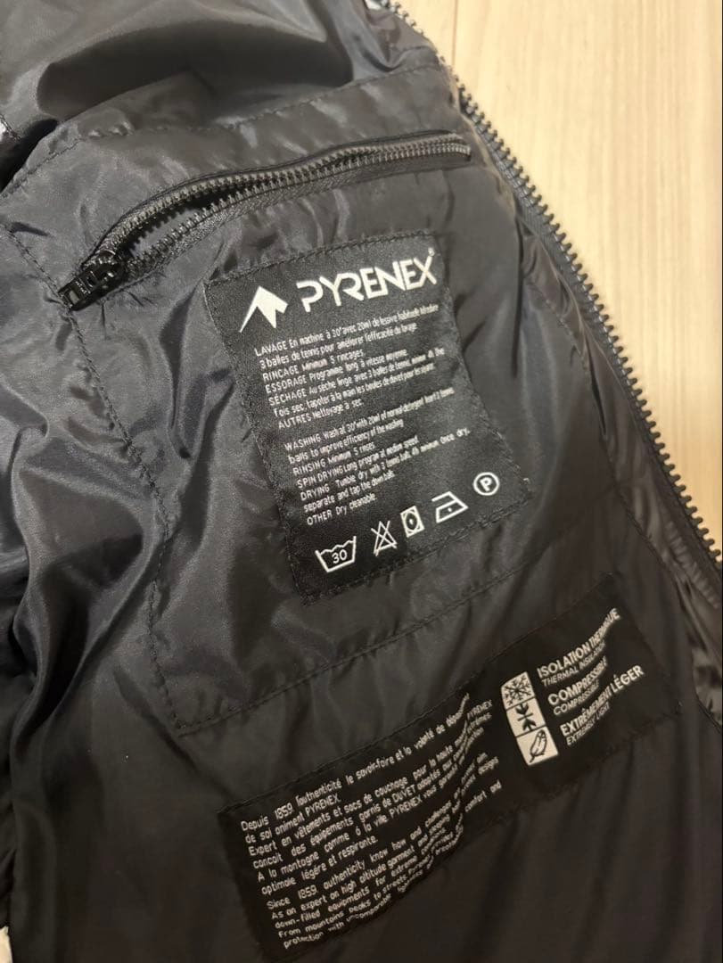 【SHIROさん専用】PYRENEX ピレネックス ダウンベスト S ブラック
