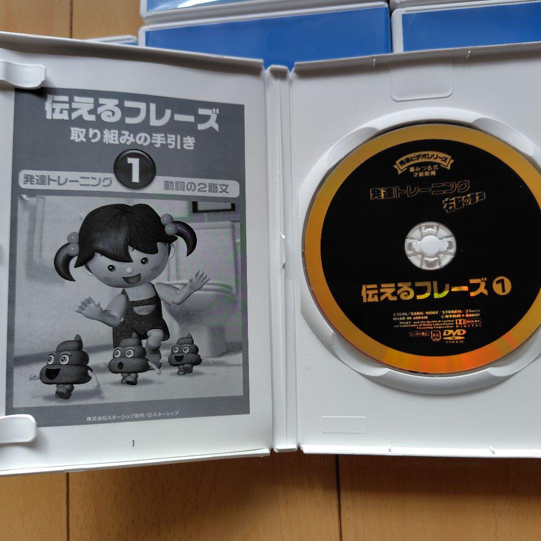 星みつる式　新　家庭療育　DVD スターシップ　発達トレーニング　右脳の言葉