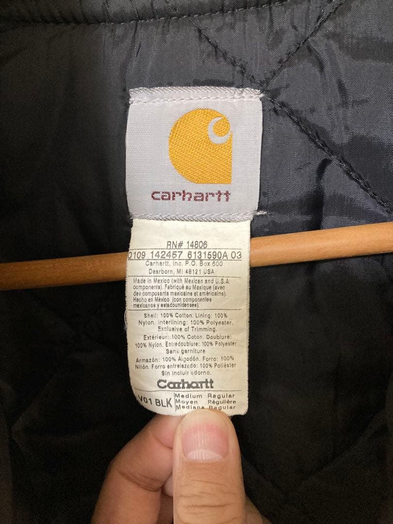 carhartt ダックベストブラック M
