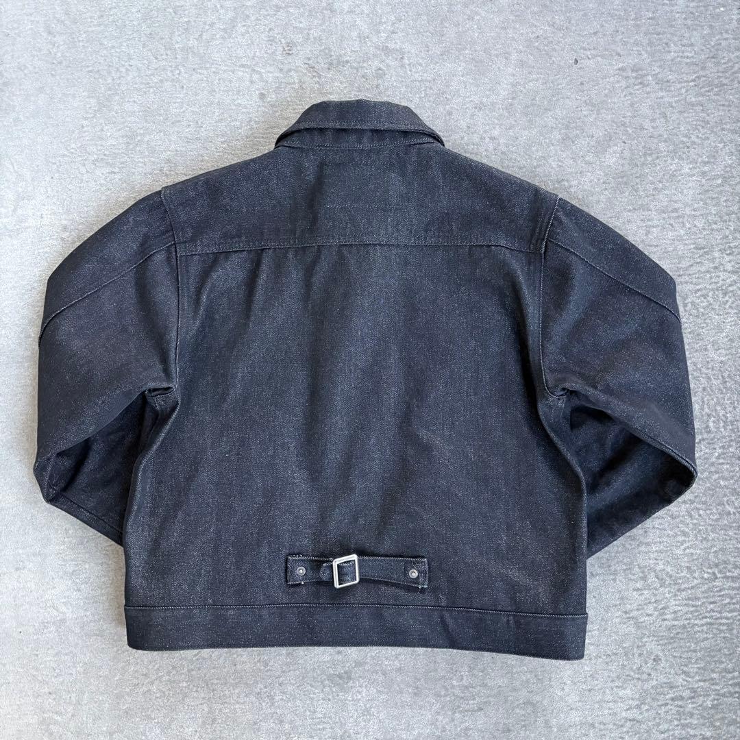 BADWAY Classic Studs Denim Jacket ブラック　M