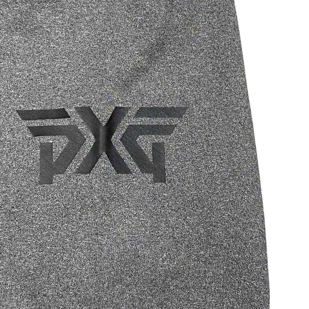 PXG ピーエックスジー 長袖 ストレッチ ポロシャツ M グレー ゴルフ