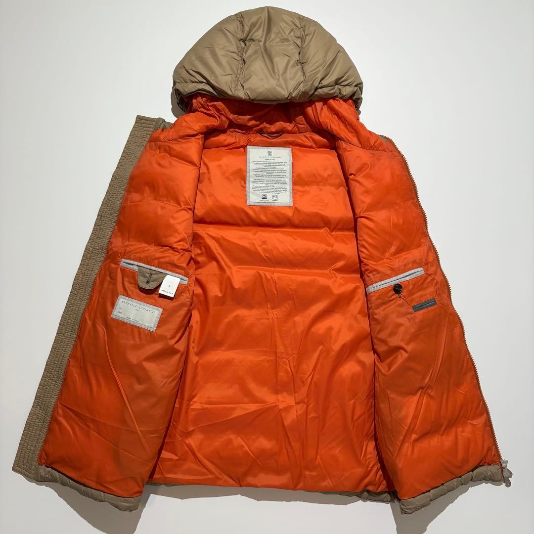 【極美品】 BRUNELLO CUCINELLI ダウンベスト ベージュ L