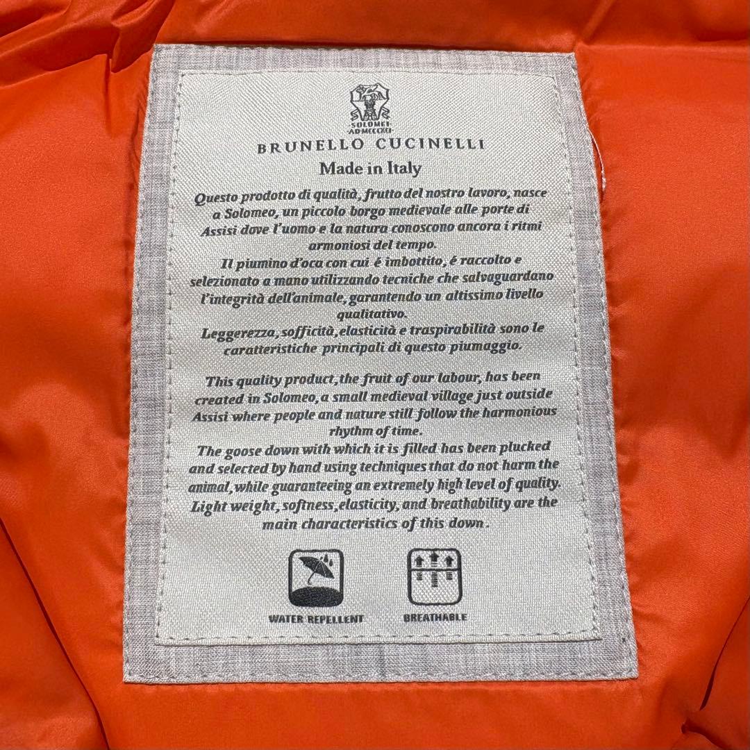 【極美品】 BRUNELLO CUCINELLI ダウンベスト ベージュ L