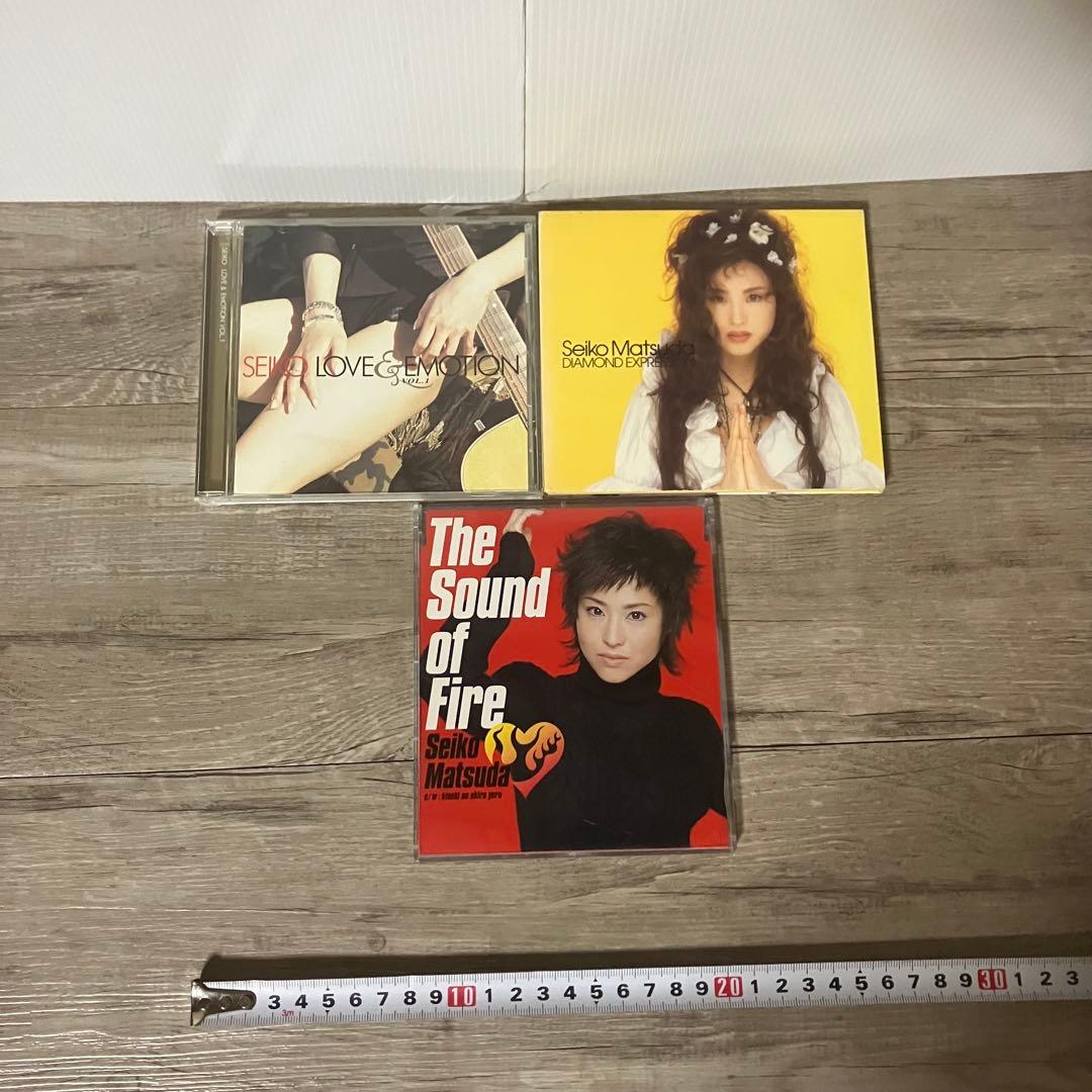 3F 【希少・名曲】松田聖子 CDアルバム＆シングル 3枚セット 昭和レトロ