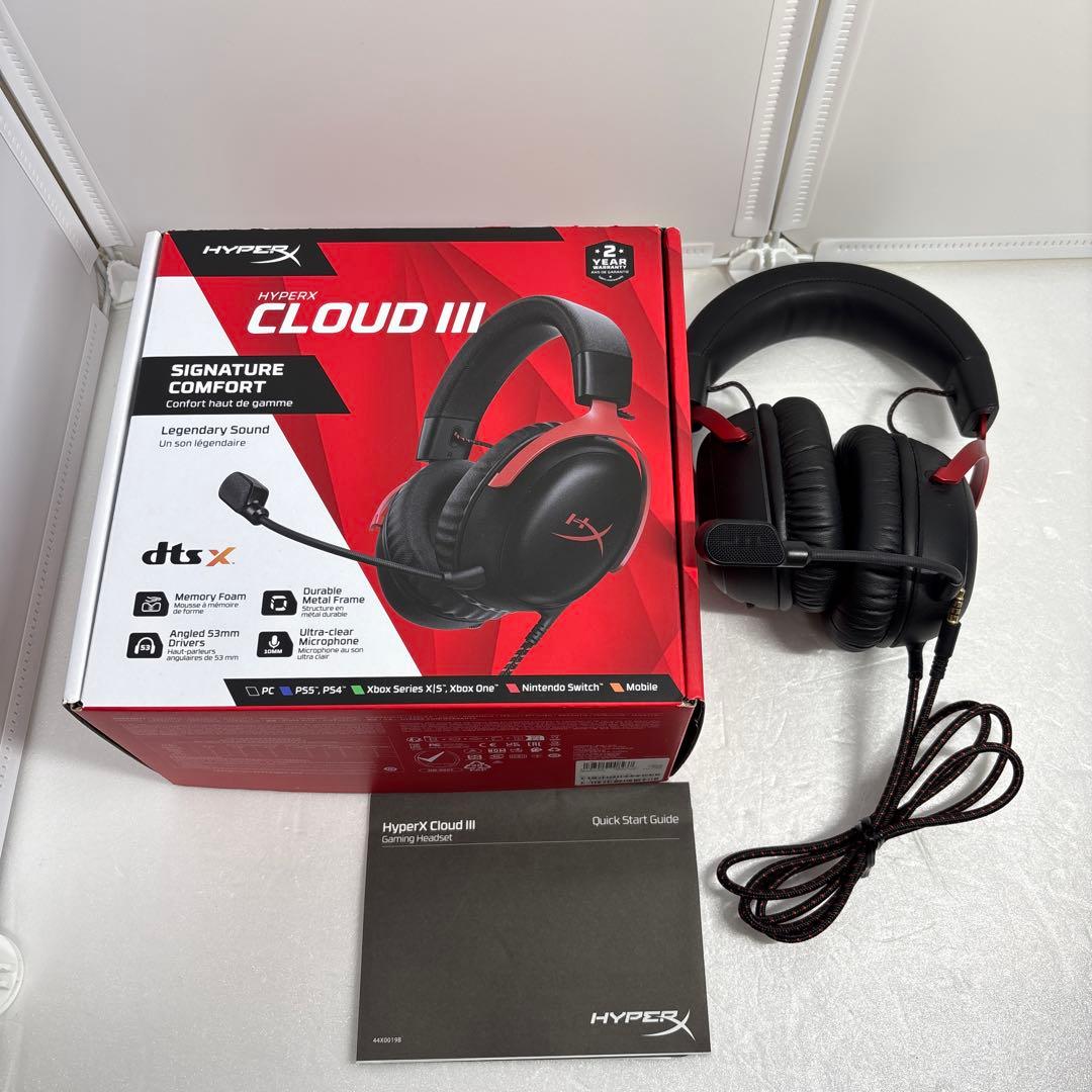 HyperX Cloud IIIゲーミングヘッドセット　有線