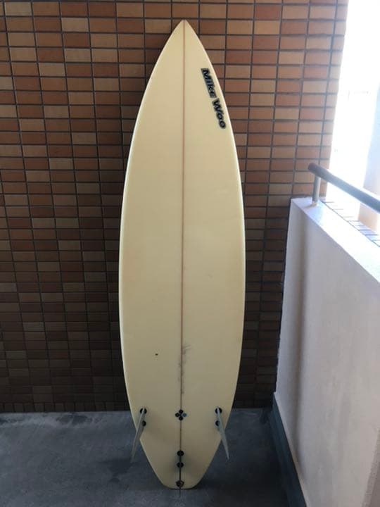 【中古】MIKE WOO サーフボード 6'0\" ショートボード