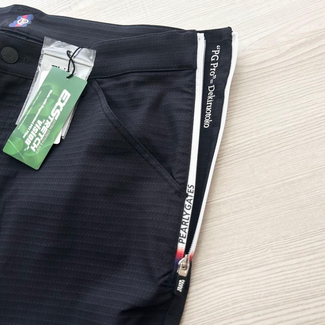新品　パーリーゲイツ　パンツ　ストレッチ　ネイビー　春夏用　サイズ7