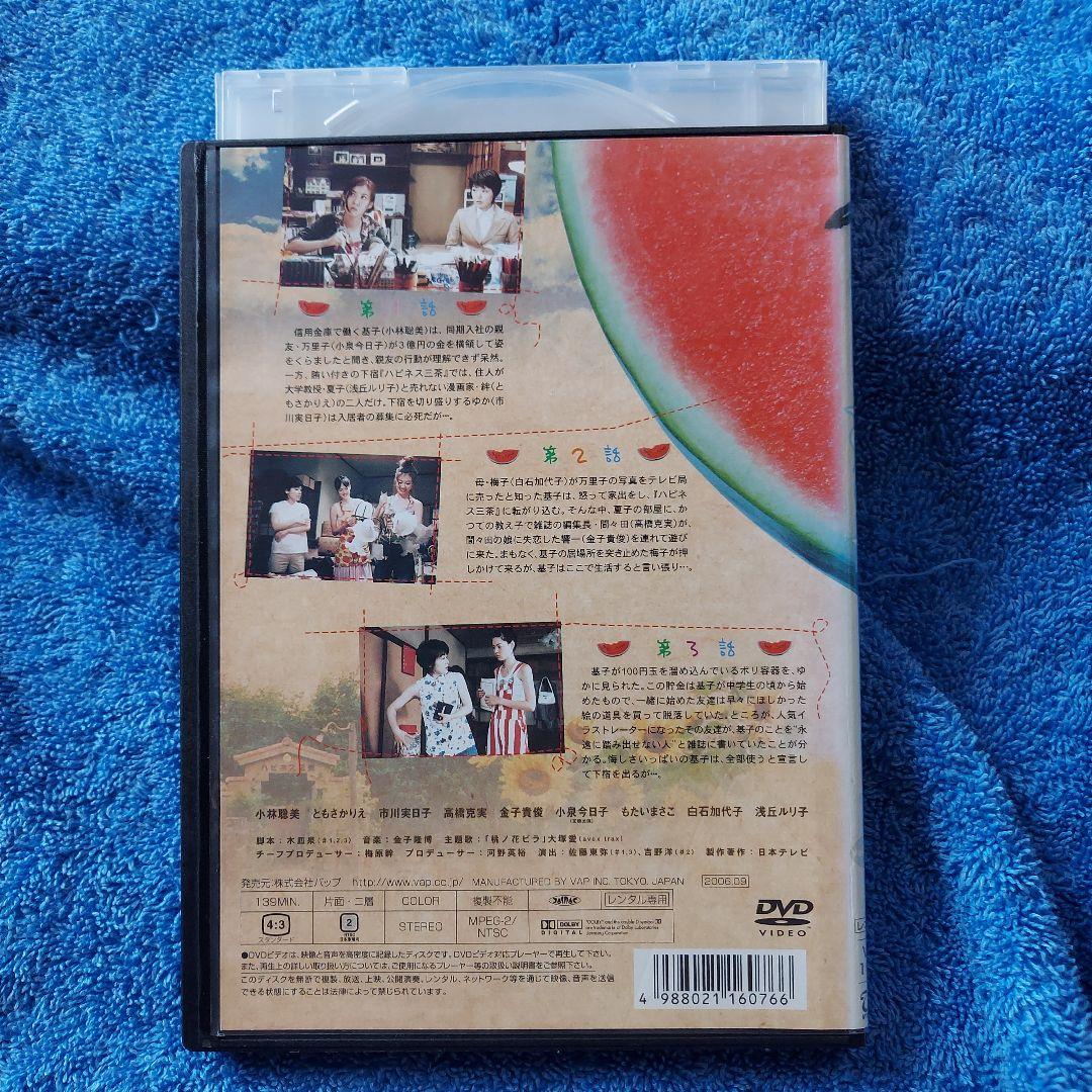 「すいか　全4枚組(完結)」　小林聡美　ともさかりえ　日本テレビ　ドラマ　DVD