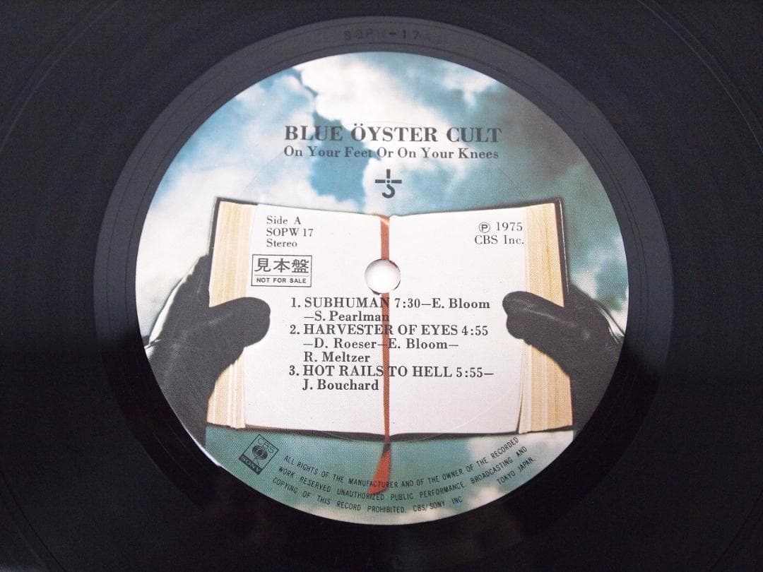 見本盤・非売品・ORIG ブルー・オイスター・カルト・ライブ 地獄の咆哮