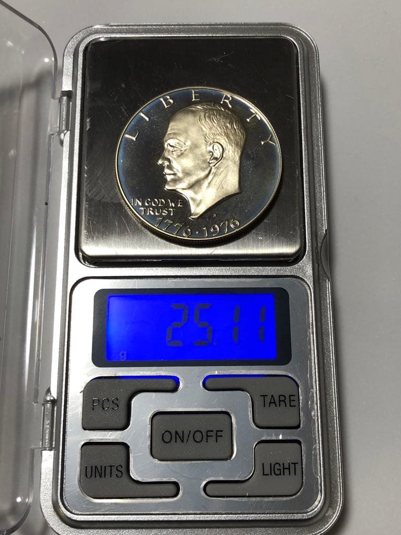 1976年 米国 建国200年 記念銀貨 プルーフ 未使用 重量25.11g