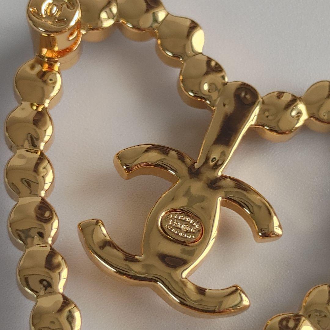 CHANEL ハート ココマーク ブローチ