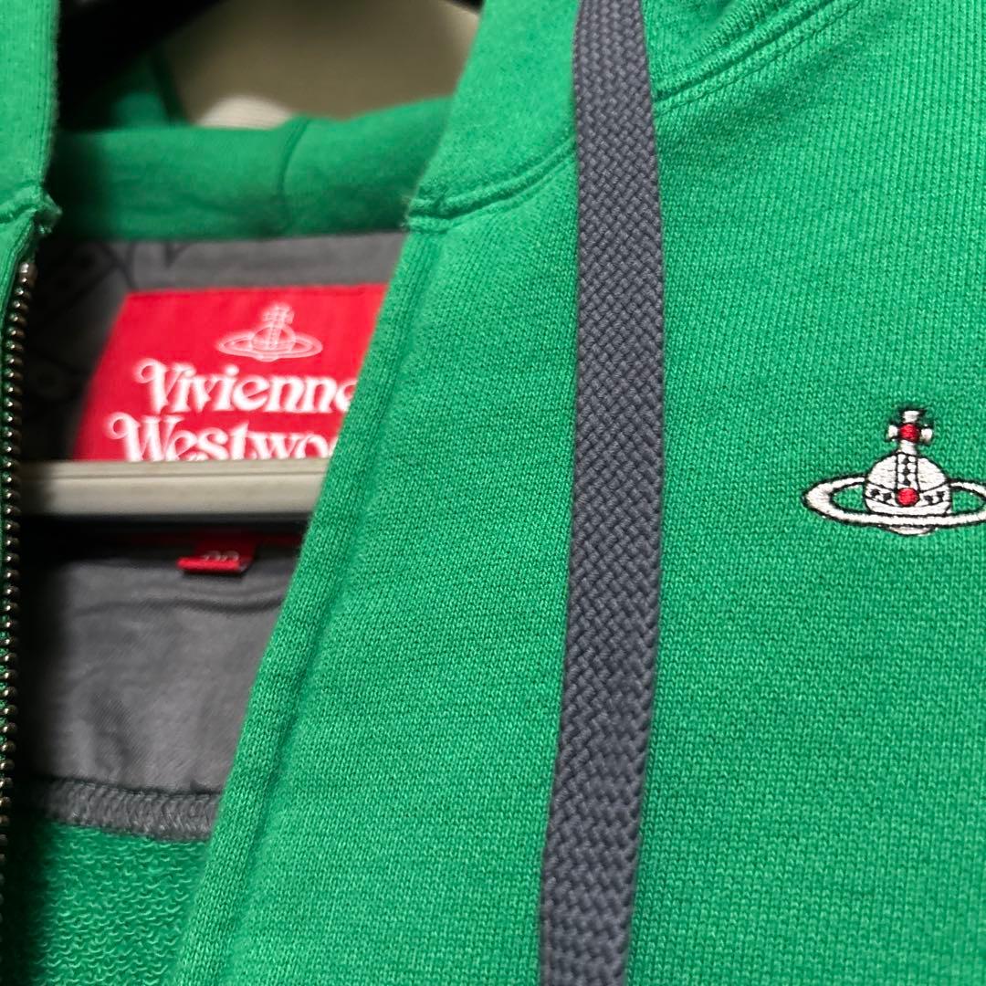 Vivienne Westwood パーカー オーガニック裏毛ジップフーディー