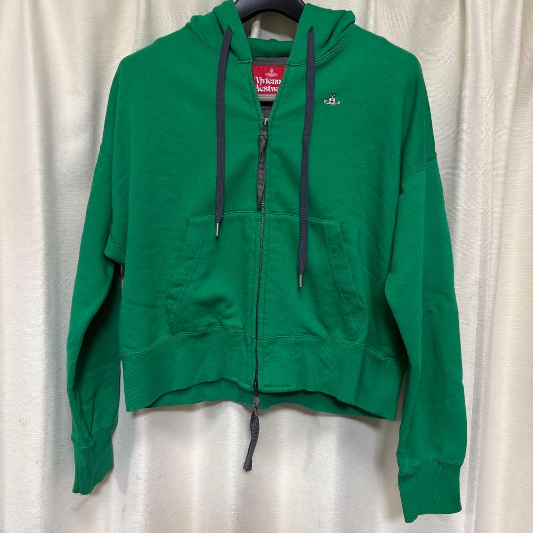 Vivienne Westwood パーカー オーガニック裏毛ジップフーディー