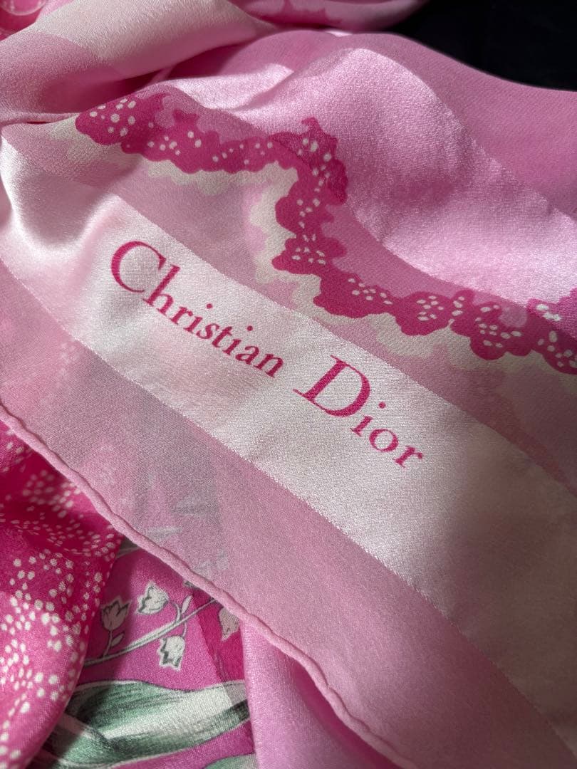 Christian Dior クリスチャンディオール 大判 スカーフ
