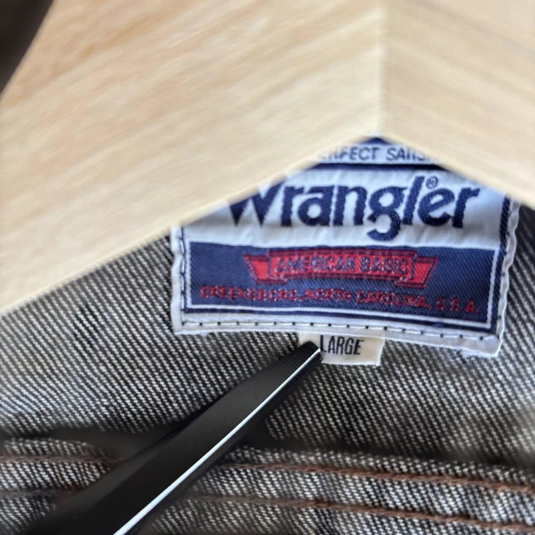 ジ*ン様 90s Wrangler デニムジャケット ブラック　ラングラー80s