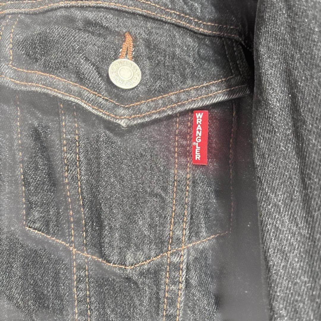 ジ*ン様 90s Wrangler デニムジャケット ブラック　ラングラー80s