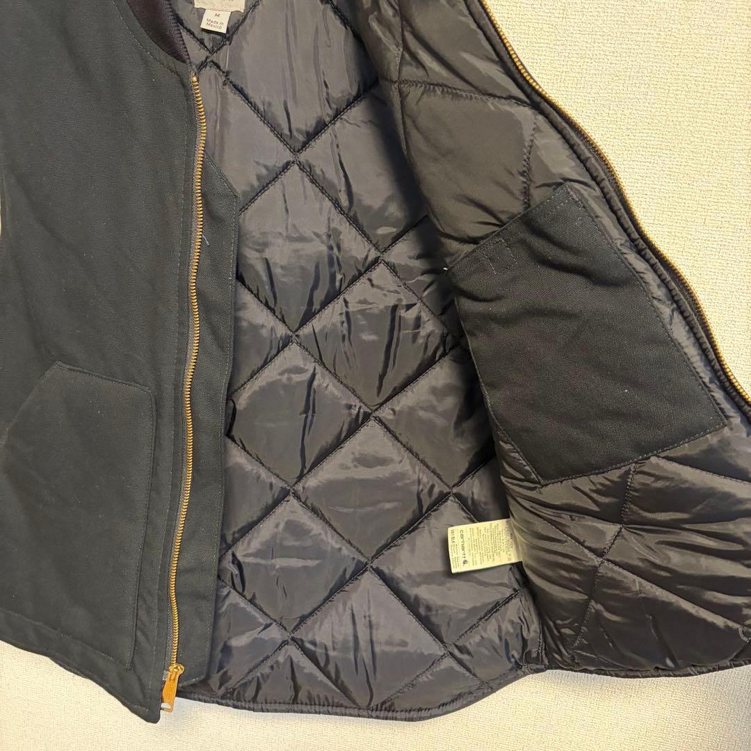 Carhartt メキシコ製 ダックベスト M V01-BLK