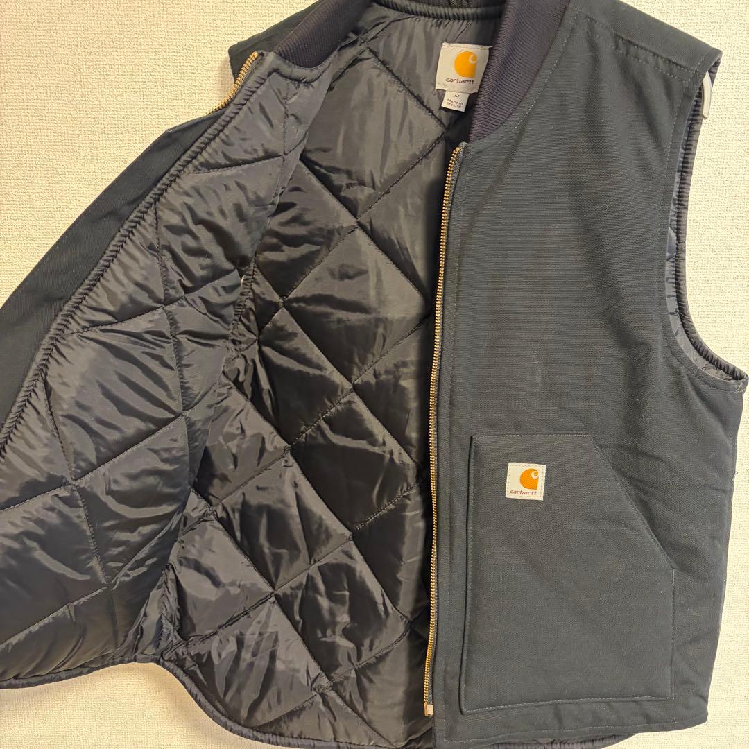 Carhartt メキシコ製 ダックベスト M V01-BLK