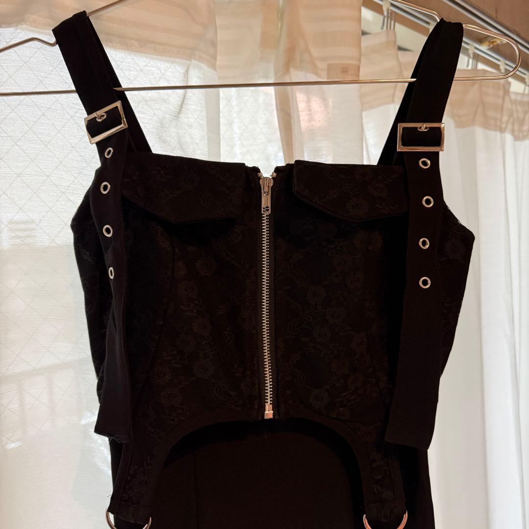 【YILON MADE】 Romantic bustier dress