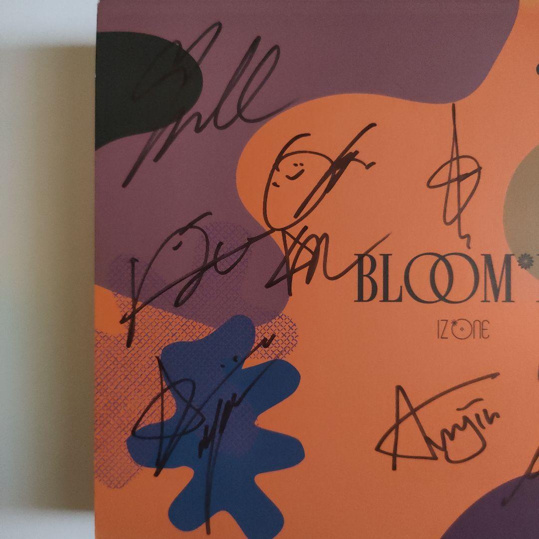 IZ*ONE 全員サイン入りCD BLOOM*IZ
