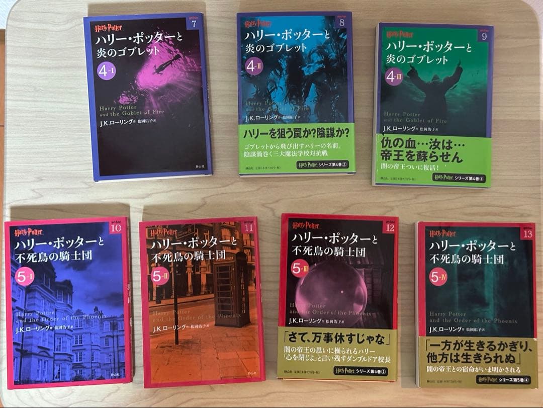 ハリーポッター　文庫本　全巻セット