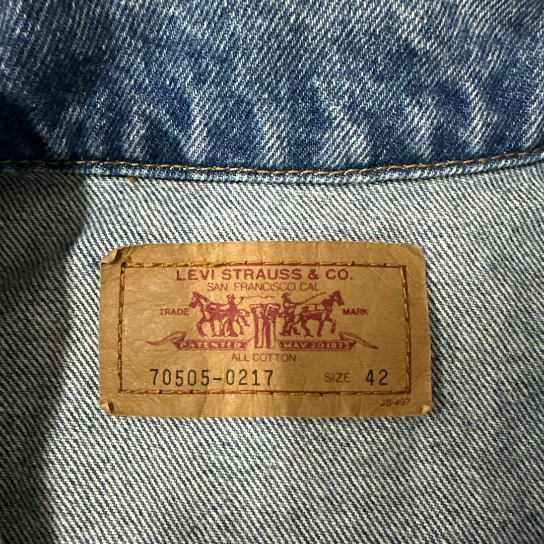 値下げ 90s リーバイス Levi’s 70505 3rd Gジャン デニム