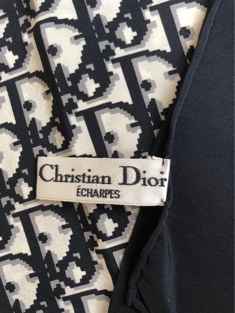 美品Christian Dior クリスチャンディオール トロッター スカーフ