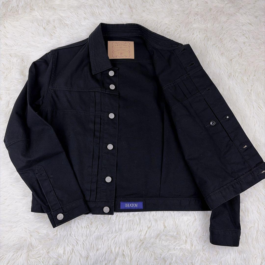 【極美品】IHATOV 2ndデザイン　デニムジャケット ショート丈