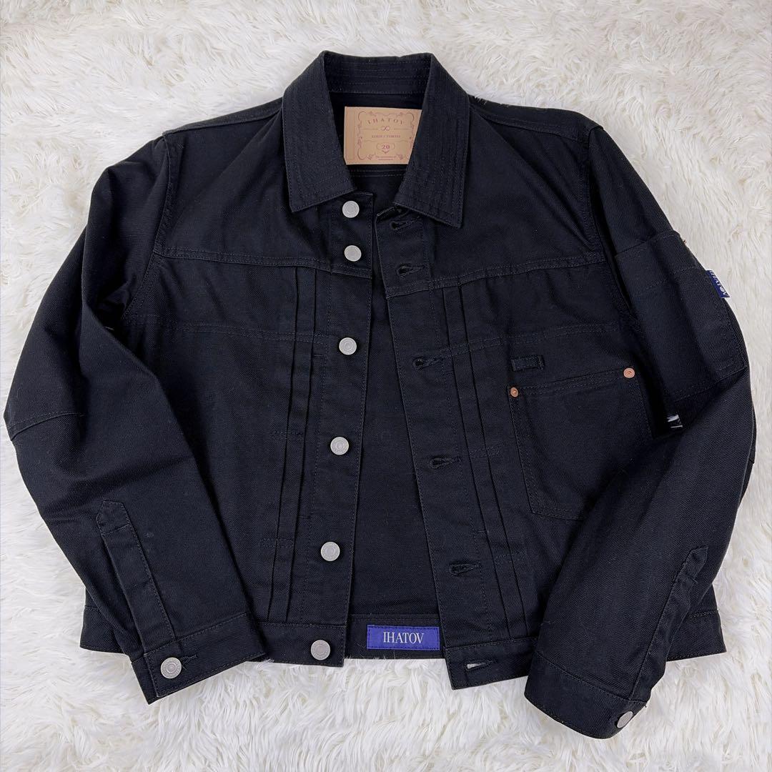 【極美品】IHATOV 2ndデザイン　デニムジャケット ショート丈