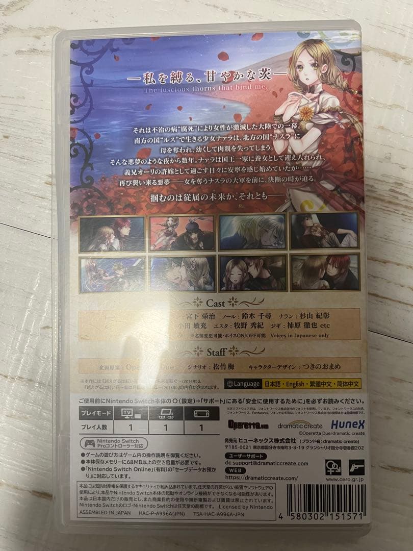 Nintendo Switch 越えざるは紅い花～対の月～