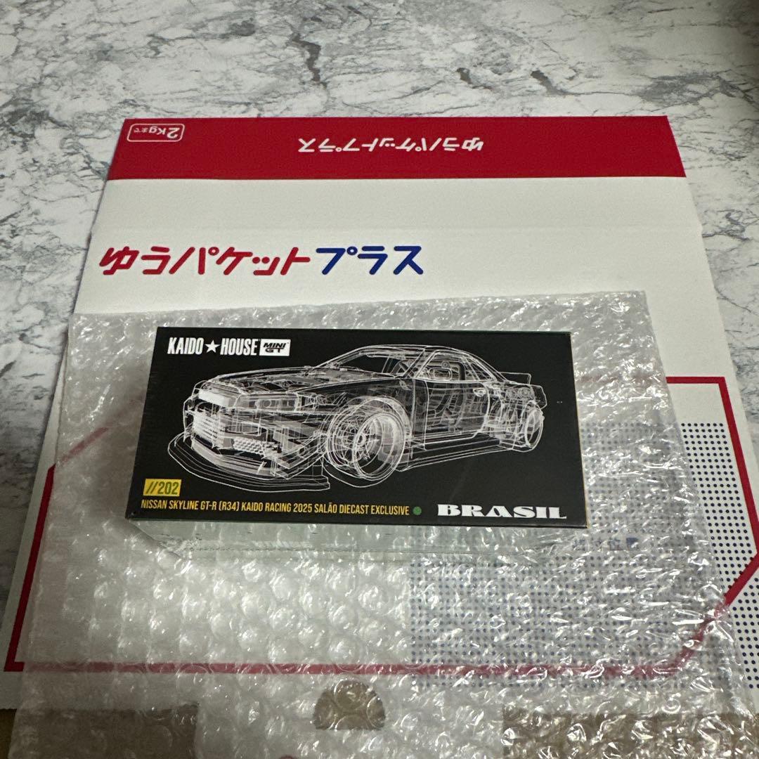 ミニカー KAIDO HOUSE NISSAN GT-R R34 BRASIL