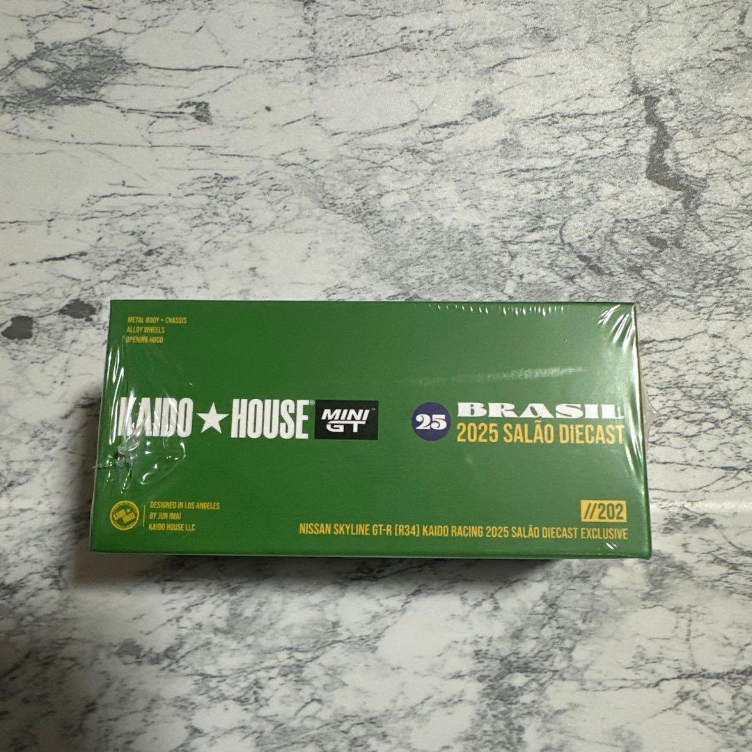 ミニカー KAIDO HOUSE NISSAN GT-R R34 BRASIL