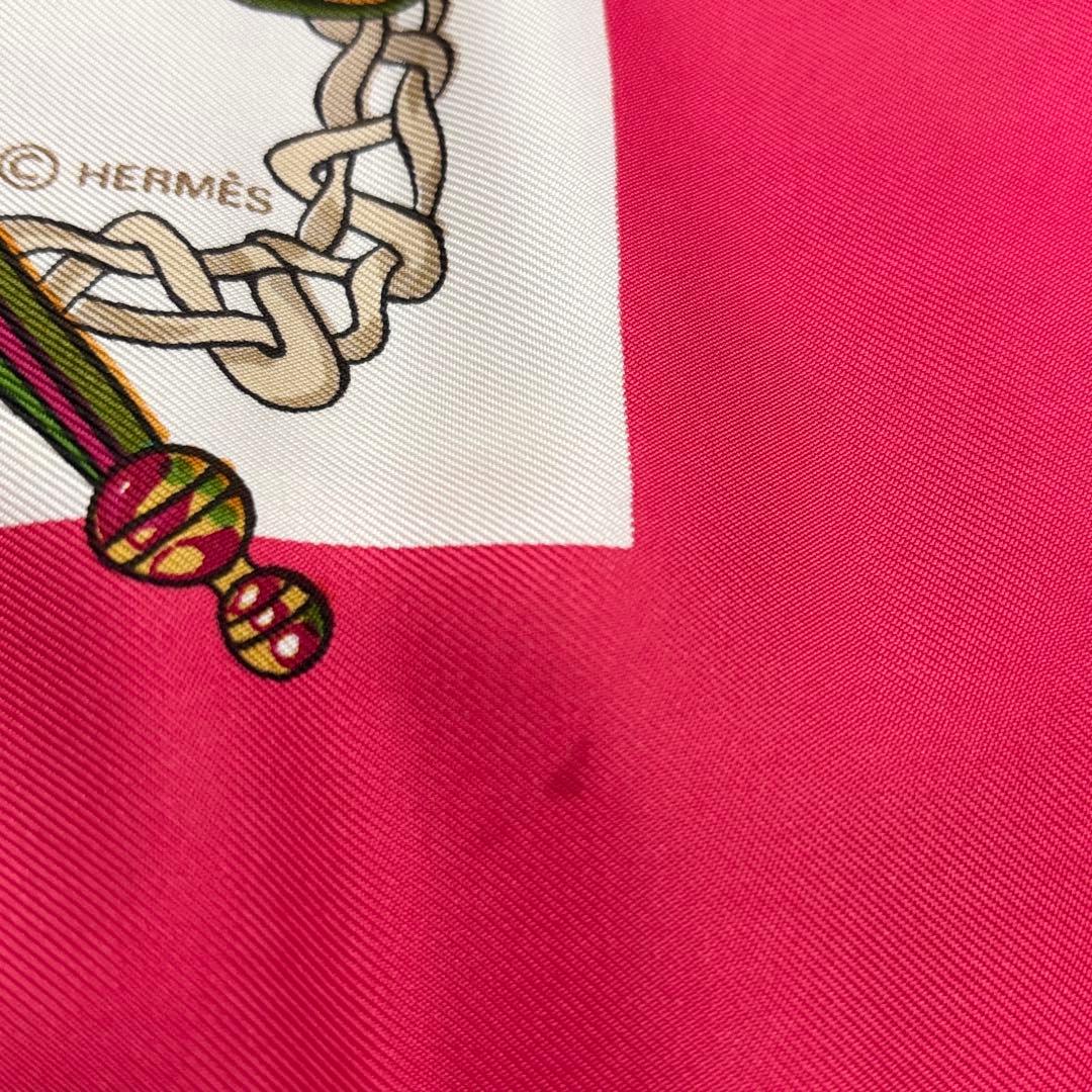 HERMES エルメス シルクスカーフ カレ90 Le Timbalier