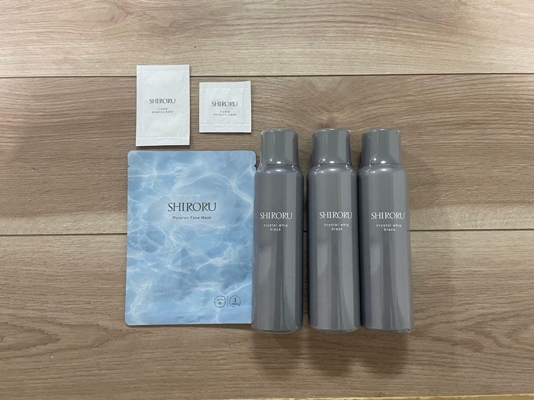 SHIRORU 洗顔料3本セット + フェイスマスク他