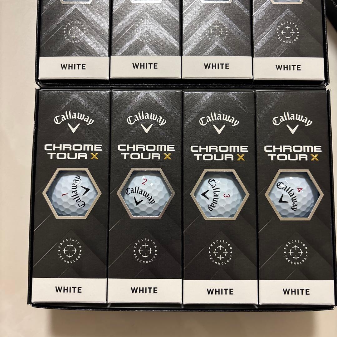 Callaway Chrome Tour X ホワイト 2ダース