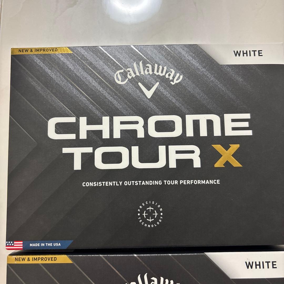 Callaway Chrome Tour X ホワイト 2ダース