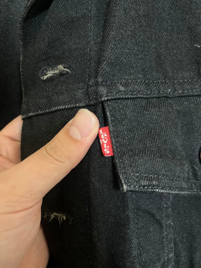 希少 USA製 Levi's 70598 4159ブラックデニムジャケット