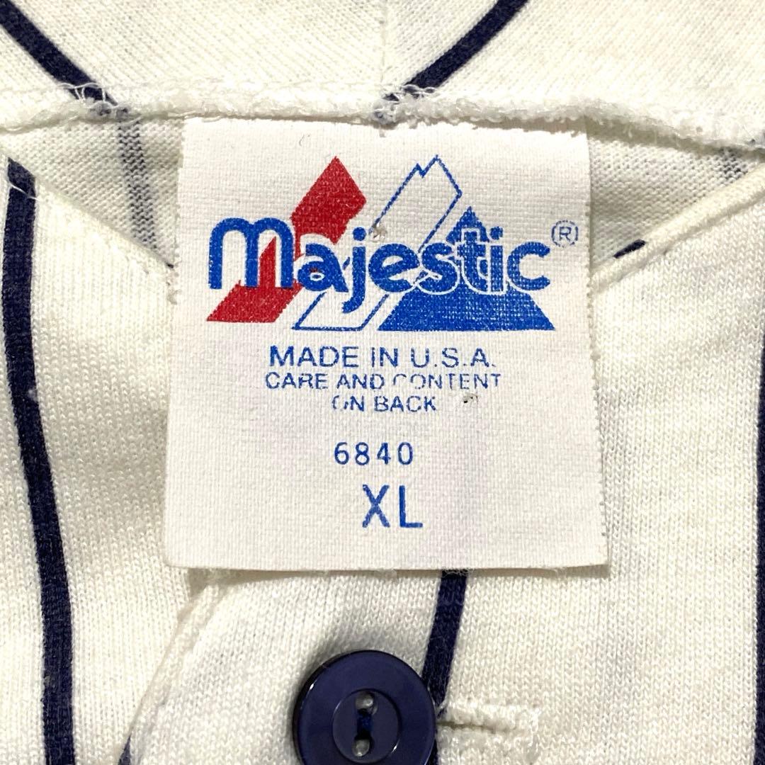 ニューヨーク・ヤンキース　マジェスティック　ベースボールシャツ　アメリカ製　XL
