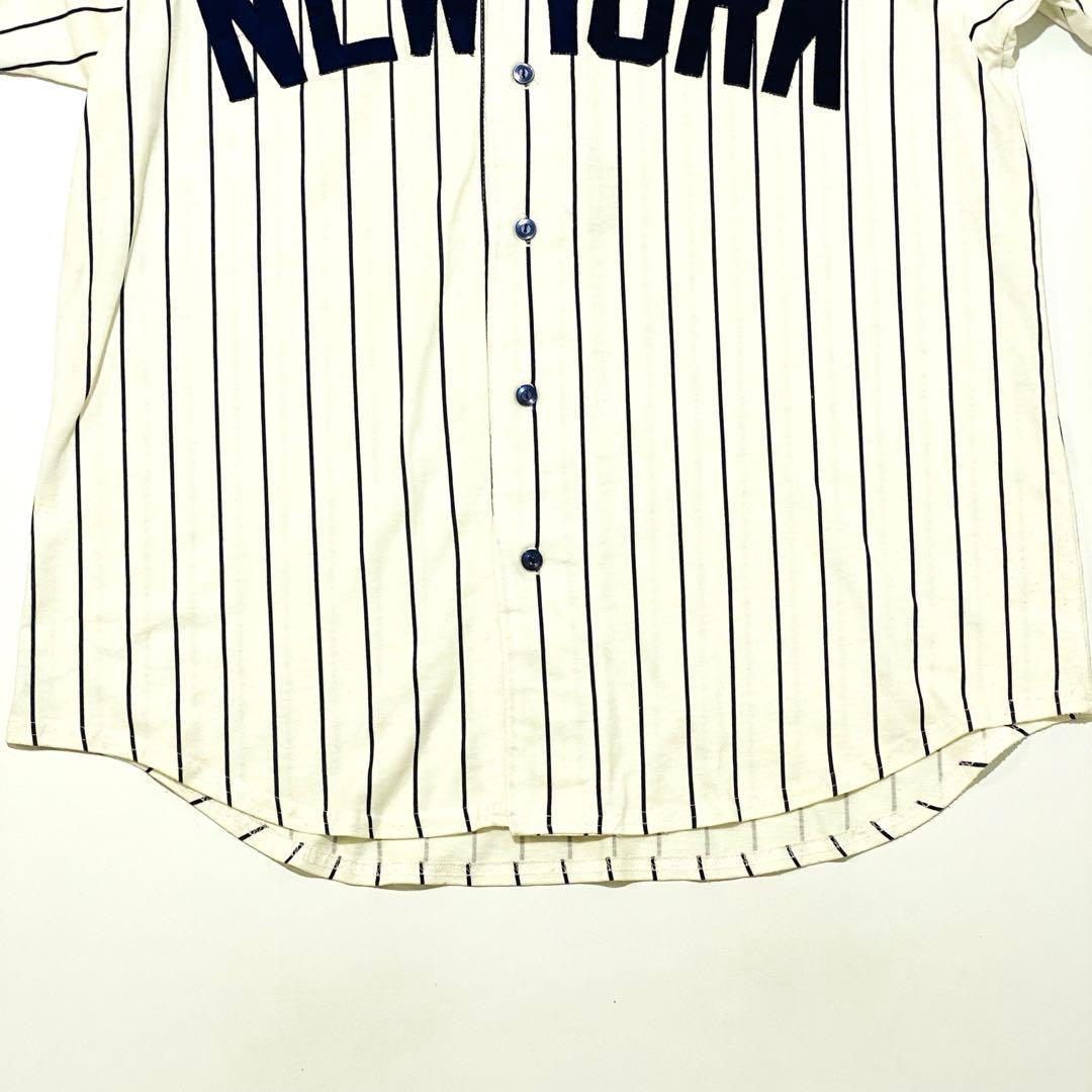 ニューヨーク・ヤンキース　マジェスティック　ベースボールシャツ　アメリカ製　XL